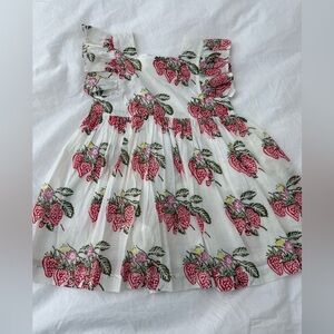 Pink Chicken NWT Elsie Dress in Wild Strawberry Print Kids